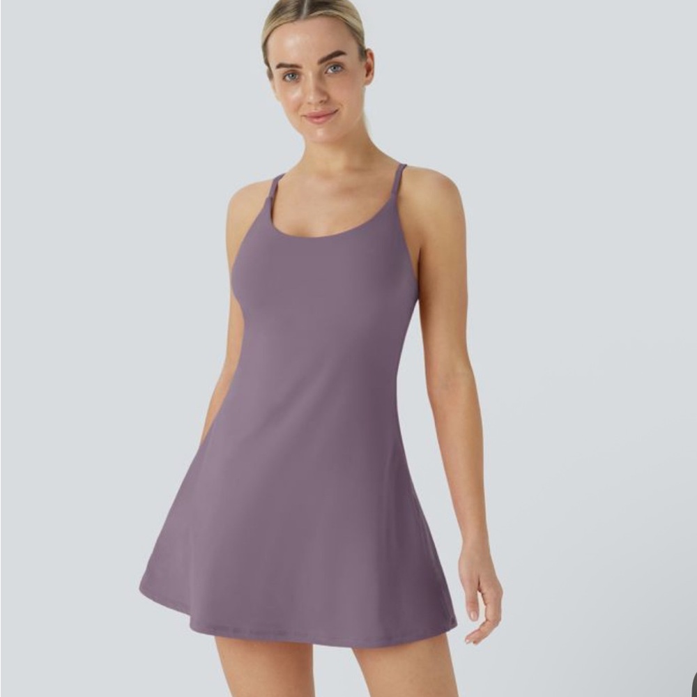 Halara Softlyzero™ Plush Backless Active Dress-UPF50+